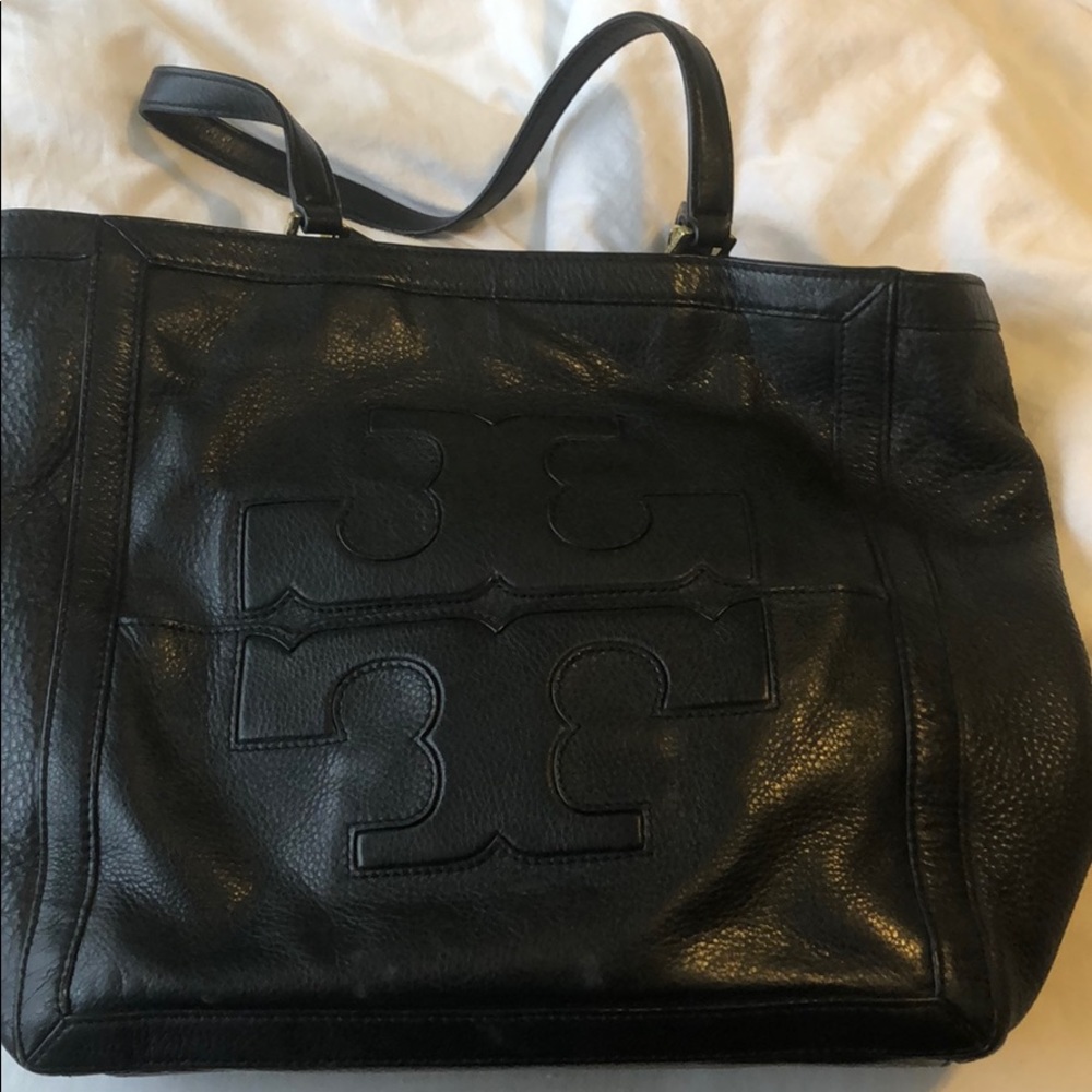 Large Tory Burch tote with duster bag